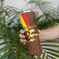 Ethiopia Culture - Proud of Coffee Skinny Tumbler - Wonder Print Shop