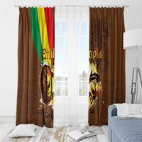 Ethiopia Culture - Proud of Coffee Window Curtain - Wonder Print Shop