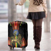 Ethiopia Culture Luggage Cover Lion of Judah with The Star Seal - Dashiki Style