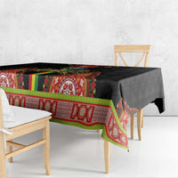 Ethiopia Culture Tablecloth Lion of Judah with The Star Seal - Dashiki Style - Wonder Print Shop