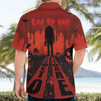 Halloween Nightmare Hawaiian Shirt Pumpkin-faced Jack O Lantern With a Scary Smile Blood Vibe - Wonder Print Shop