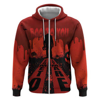 Halloween Nightmare Hoodie Pumpkin-faced Jack O Lantern With a Scary Smile Blood Vibe - Wonder Print Shop