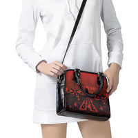 Halloween Nightmare Shoulder Handbag Pumpkin-faced Jack O Lantern With a Scary Smile Blood Vibe
