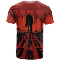 Halloween Nightmare T Shirt Pumpkin-faced Jack O Lantern With a Scary Smile Blood Vibe - Wonder Print Shop