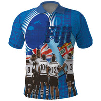 Fiji Rugby Sevens Polo Shirt Commemorate Gold Medal - Rio de Janeiro 2016 - Wonder Print Shop