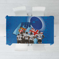 Fiji Rugby Sevens Tablecloth Commemorate Gold Medal - Rio de Janeiro 2016 - Wonder Print Shop