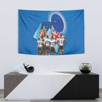 Fiji Rugby Sevens Tapestry Commemorate Gold Medal - Rio de Janeiro 2016 - Wonder Print Shop