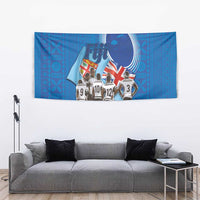 Fiji Rugby Sevens Tapestry Commemorate Gold Medal - Rio de Janeiro 2016 - Wonder Print Shop