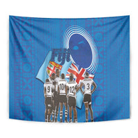 Fiji Rugby Sevens Tapestry Commemorate Gold Medal - Rio de Janeiro 2016 - Wonder Print Shop