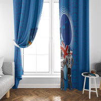 Fiji Rugby Sevens Window Curtain Commemorate Gold Medal - Rio de Janeiro 2016 - Wonder Print Shop