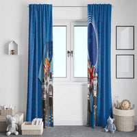 Fiji Rugby Sevens Window Curtain Commemorate Gold Medal - Rio de Janeiro 2016 - Wonder Print Shop