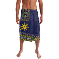 Philippines Merry Christmas Lavalava Maligayang Pasko with Parol and Xmas Pattern Barong Style - Wonder Print Shop