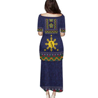 Philippines Merry Christmas Puletasi Maligayang Pasko with Parol and Xmas Pattern Barong Style - Wonder Print Shop