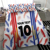 Custom Philippines Champions Football Jersey Bedding Set - Wonder Print Shop