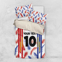 Custom Philippines Champions Football Jersey Bedding Set - Wonder Print Shop