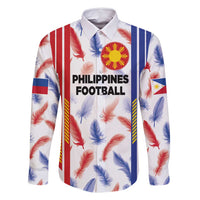 Custom Philippines Champions Football Jersey Family Matching Long Sleeve Bodycon Dress and Hawaiian Shirt - Wonder Print Shop