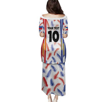 Custom Philippines Champions Football Jersey Family Matching Puletasi and Hawaiian Shirt - Wonder Print Shop