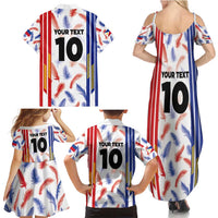 Custom Philippines Champions Football Jersey Family Matching Summer Maxi Dress and Hawaiian Shirt - Wonder Print Shop