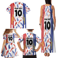 Custom Philippines Champions Football Jersey Family Matching Tank Maxi Dress and Hawaiian Shirt - Wonder Print Shop