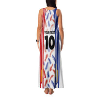 Custom Philippines Champions Football Jersey Family Matching Tank Maxi Dress and Hawaiian Shirt - Wonder Print Shop