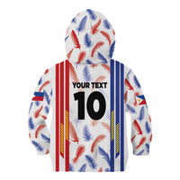 Custom Philippines Champions Football Jersey Kid Hoodie - Wonder Print Shop
