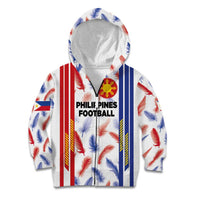 Custom Philippines Champions Football Jersey Kid Hoodie - Wonder Print Shop