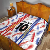 Custom Philippines Champions Football Jersey Quilt - Wonder Print Shop