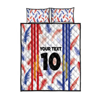 Custom Philippines Champions Football Jersey Quilt Bed Set - Wonder Print Shop