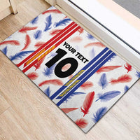 Custom Philippines Champions Football Jersey Rubber Doormat - Wonder Print Shop