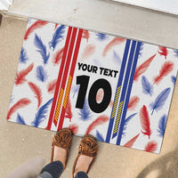 Custom Philippines Champions Football Jersey Rubber Doormat - Wonder Print Shop