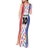 Custom Philippines Champions Football Jersey Tank Maxi Dress - Wonder Print Shop
