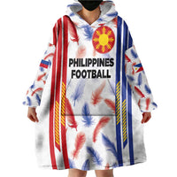 Custom Philippines Champions Football Jersey Wearable Blanket Hoodie - Wonder Print Shop