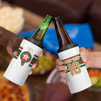 Custom Morocco Football 4 in 1 Can Cooler Tumbler The Roar of Atlas Lions - Wonder Print Shop