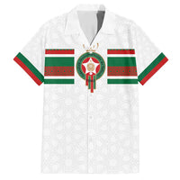 Custom Morocco Football Family Matching Long Sleeve Bodycon Dress and Hawaiian Shirt The Roar of Atlas Lions - Wonder Print Shop
