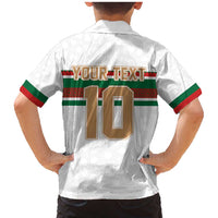 Custom Morocco Football Family Matching Mermaid Dress and Hawaiian Shirt The Roar of Atlas Lions - Wonder Print Shop