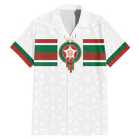 Custom Morocco Football Family Matching Mermaid Dress and Hawaiian Shirt The Roar of Atlas Lions - Wonder Print Shop