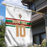 Custom Morocco Football Garden Flag The Roar of Atlas Lions - Wonder Print Shop