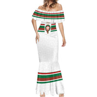 Custom Morocco Football Mermaid Dress The Roar of Atlas Lions - Wonder Print Shop