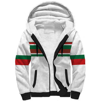 Custom Morocco Football Sherpa Hoodie The Roar of Atlas Lions - Wonder Print Shop