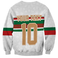 Custom Morocco Football Sweatshirt The Roar of Atlas Lions - Wonder Print Shop