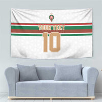 Custom Morocco Football Tapestry The Roar of Atlas Lions - Wonder Print Shop
