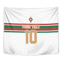 Custom Morocco Football Tapestry The Roar of Atlas Lions - Wonder Print Shop