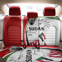 Sudan Independence Day Back Car Seat Cover Victory is Ours - Soldiers of the Homeland - Wonder Print Shop