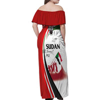 Sudan Independence Day Family Matching Off Shoulder Maxi Dress and Hawaiian Shirt Victory is Ours - Soldiers of the Homeland - Wonder Print Shop