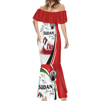 Sudan Independence Day Mermaid Dress Victory is Ours - Soldiers of the Homeland - Wonder Print Shop