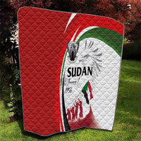 Sudan Independence Day Quilt Victory is Ours - Soldiers of the Homeland - Wonder Print Shop