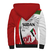 Sudan Independence Day Sherpa Hoodie Victory is Ours - Soldiers of the Homeland - Wonder Print Shop