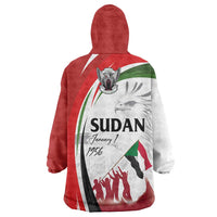 Sudan Independence Day Wearable Blanket Hoodie Victory is Ours - Soldiers of the Homeland - Wonder Print Shop