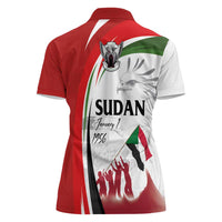Sudan Independence Day Women Polo Shirt Victory is Ours - Soldiers of the Homeland - Wonder Print Shop