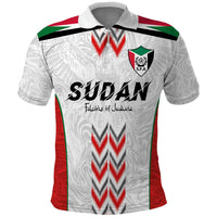 Custom Sudan Football Polo Shirt Falcons of Jediane - Wings of Victory - Wonder Print Shop